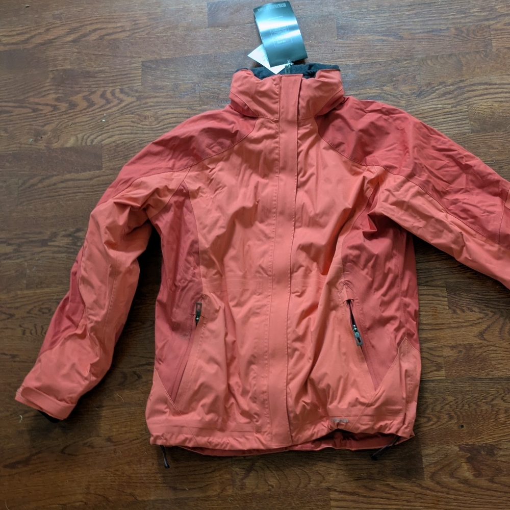 LL Bean Warm Dry Foul Weather Jacket Polartec Lined Women's Small - Picture 13 of 15